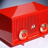 1957 MOTOROLA A8R-23 polystyrene radio. (Yes, it still works!)