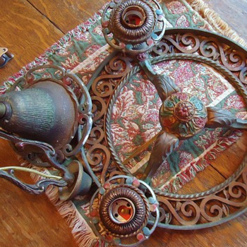 Art Deco Lamp  and Mid-Modern Lamp from early 60's or late 50's