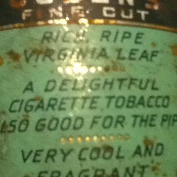Ogdens tabbaco tin - Tobacciana