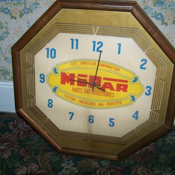  Vintage Mopar Clock