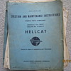 WWII Restricted Navy Hellcat Airplane Erection Maintenance Manual