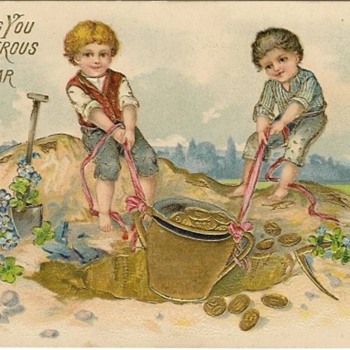 New Year's Gold Treasure Coins