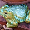 A few more recent finds - another one-armed frog, nice piece of rust finds a new home and an unmarked floor vase.