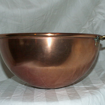 Heavy Gauge Copper Mixing Bowl - Kitchen