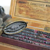 a portable interchangeable letter stamp from france?