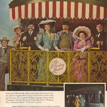 1952 - New York Central Railroad Advertisement