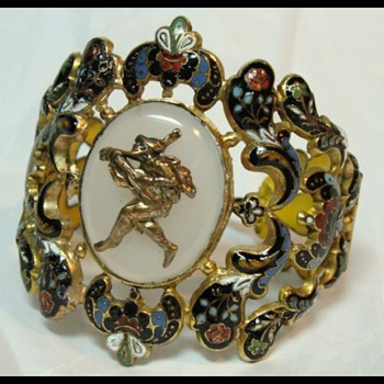 Antique Enamel Bracelet