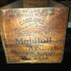 1920's Gargoyle Mobiloil  AF  motor oil can crate