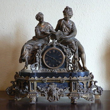 Antique French Mantel Clock