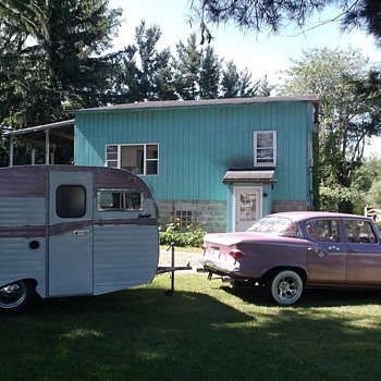 my 59 studebaker lark vi regal and 66 serro scotty camper glamper - Classic Cars
