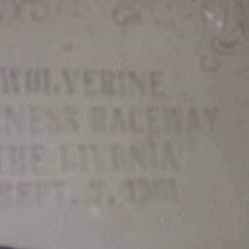 Silver plate harness race award 1961 - Silver
