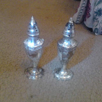 Antique Salt and Pepper Shakers
