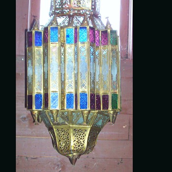 ANTIQUE HANGING LIGHT FIXTURE - Lamps