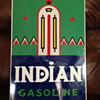 Indian Gasoline Pump Sign