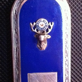Vintage Sterling / Enamel BPOE (Elks) locket - Fine Jewelry