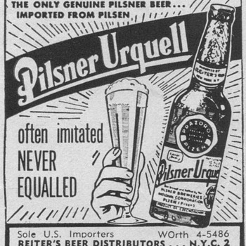 1955 Pilsner Urquell Advertisement - Advertising