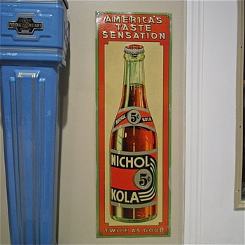 1920s Nichol Kola Sign