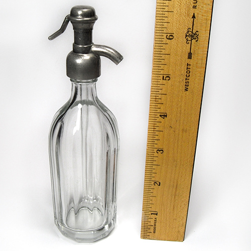 Mini Glass Fluted Seltzer Bottle Collectors Weekly