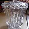 Vintage Glass bowl with Lid