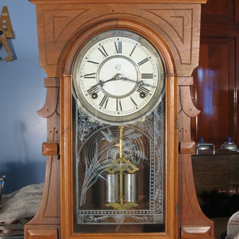Waterbury Walnut Cased Shelf Clock, 1880s