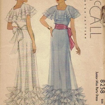1930s Vintage Sewing Patterns - Sewing