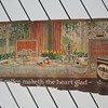 Pre-1920's Yuban Coffee Cardboard Trolley Car Advertisement Sign