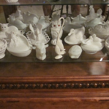 White Milk Glass Collection