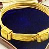 Vintage Retro GUCCI 18k Wire Adjustable Bracelet 41 Grams