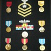 My Dad's U.S. Navy Medals in a Shadow Box