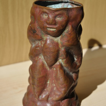 Copper jug ??of unknown origin