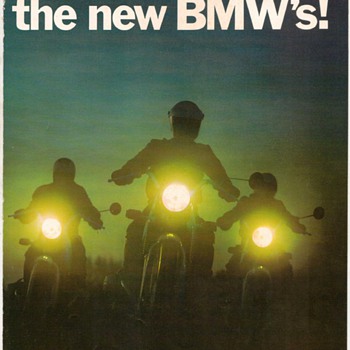1970 BMW Motorcycles Advertisement
