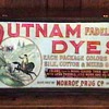 1920's Putnam Dye Store Counter Display Cabinet