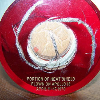 Apollo 13 heat sheild numbered 9 of 15