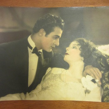 Gilbert Roland & Norma Talmadge Photograph From 1926 Film, "Camille"