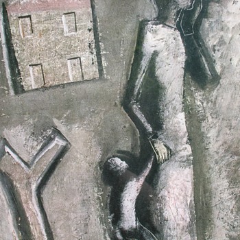 2nd Holocaust Painting -Mixed Mediu, - Posters and Prints