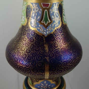 Fritz Heckert "Jodhpur" vase, ca. 1890s - Art Glass