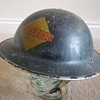 British WWII Wardens steel helmet