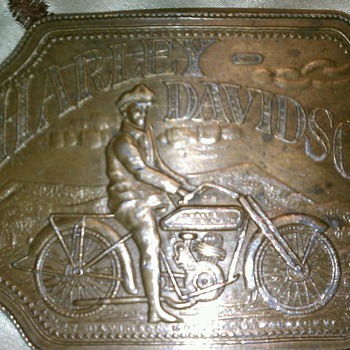 vintage harley-davidson belt buckle
