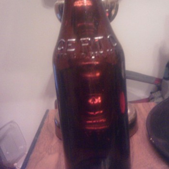 Certo Bottle, with upside down writing. - Bottles