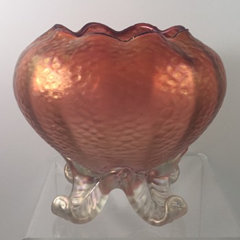 Loetz "Streifenmartelé" Vase, makart verlaufend, PN unknown, ca. 1890s - Art Glass