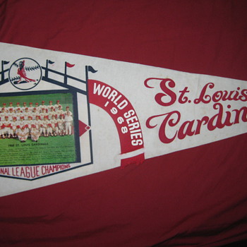 1968 STL Cardinals National League Champions Pennant - Baseball