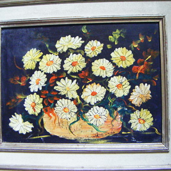 Old oil painting. - Posters and Prints