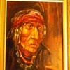 Robert Freeman oil painting of Sioux Indian