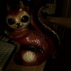 Red "Demon" Squirrel Bank