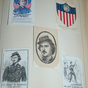 Civil War Patriotic Cards - Paper