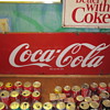 Coca Cola Porcelain Sign with Rolled Ends