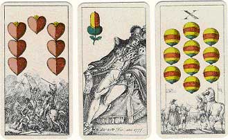 Fascimile issued in 1980 by F.X. Schmid of Munichdeck of original 1918 deck, "Teutschen Speilkarten fur das Bayrische Volk" Fascimile deck issued in 1980 by F.X. Schmid of Munich