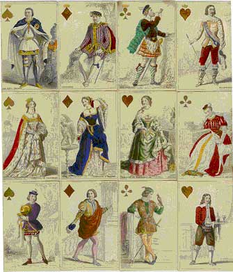 "Cartes Parisienne" and "Jeu de Historique", original deck produced c1840 by O. Gilbert, Paris, France. "Cartes Parisienne" and "Jeu de Historique", original deck produced c1840 by O. Gilbert, Paris, France.