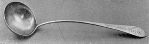Ladle by John Burger: He was a New York silversmith working from 1767-1800, and was prominent in various craft, civic, and political organizations of the city. Ladle by John Burger: He was a New York silversmith working from 1767-1800, and was prominent in various craft, civic, and political organizations of the city.