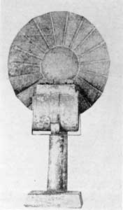 A Lard-Oil Lamp: One of a pair used by Noah Webster while he was compiling his dictionary. Made of tin, they have tilting fonts to keep the wick thoroughly immersed in the lard oil which did not flow too freely. A Lard-Oil Lamp: One of a pair used by Noah Webster while he was compiling his dictionary. Made of tin, they have tilting fonts to keep the wick thoroughly immersed in the lard oil which did not flow too freely.